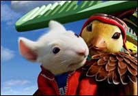 Los nuevos personajes acaban siendo tan "buenos" que casi dan ganas de vomitar. �Esto debe ser el cine infantil?