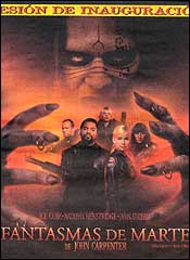 Tras el gran sabor de boca que nos había dejado "Vampiros", estos "Fantasmas de Marte" suponen una completa desilusión