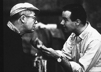 Billy y Jack Lemmon durante el rodaje de "El apartamento": una obra maestra en todos los sentidos, incluido el musical.