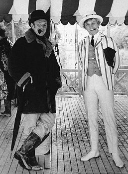 George Sidney dirigiendo "La mitad de seis peniques"